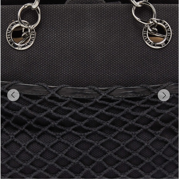 Chanel Choco Bar Leather and Canvas Mesh Bag - Picture 4 of 16